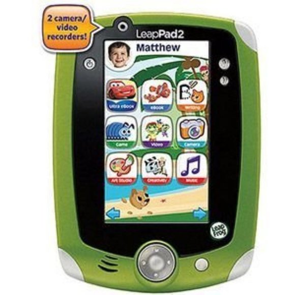 Leapfrog LeapPad 2 Explorer Game System Learning Tablet Green & Apps NEW Sealed - Picture 7 of 15